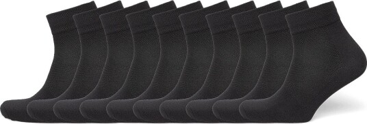 ZEBDIA | 10 Pk Basic Running Socks | 43 46