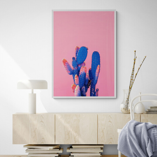 Love Pink Kaktus av Plakatwerket