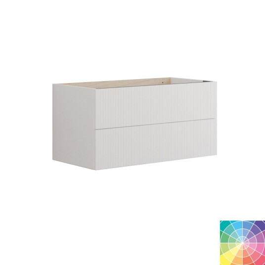 Dansani Calidris Rillet Servantskap 2 Skuff D40cm NCS Farge / 80cm DA-C07-C099
