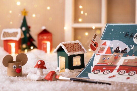 Creativ Company Julekalender gjenbruk Lag et vinterlandskap Creativ Company Julekalender gjenbruk Lag et vinterlandskap