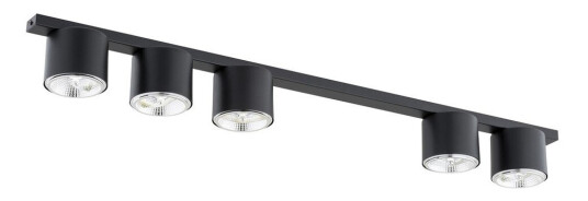 Nano 5 Sort taklampe GU10 AR111 230V uten lyskilde