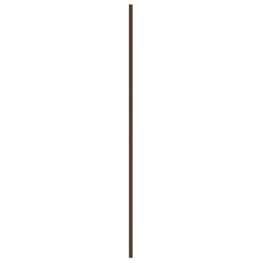vidaXL Takplater 36 stk brun 80x45 cm galvanisert stål