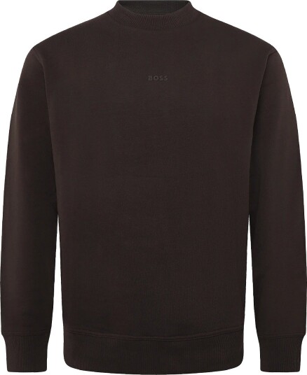 BOSS Wesmallcrew   DARK BROWN   M