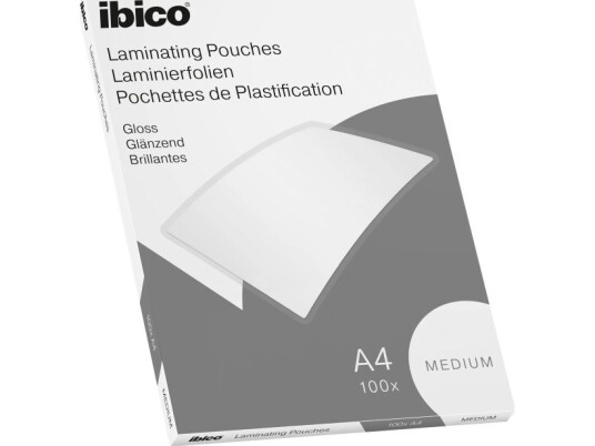 Ibico Basics Medium A4 Lamineringslommer Glasklar Ibico Basics Medium A4 Lamineringslommer Glasklar