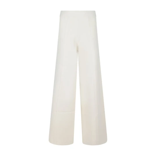 Max Mara Dame Bukser Hvit L