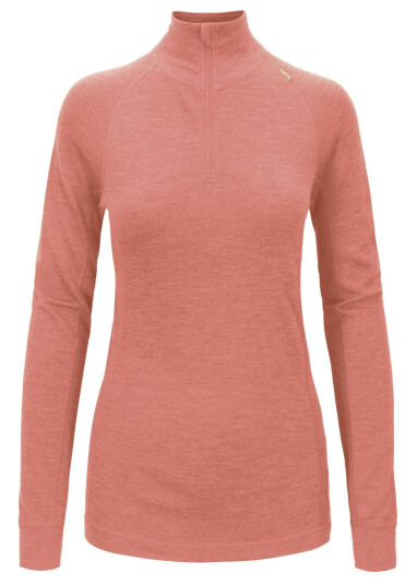 Tufte Bambull Half Zip, Dame Pink S Tufte Bambull Half Zip, Dame Pink S