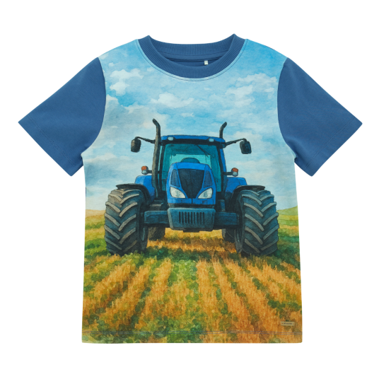 Minymo   T skjorte Blå Traktor Dutch Blue   92