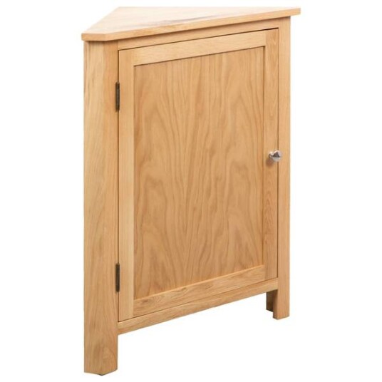 Hjørneskap 59x45x80 cm heltre eik