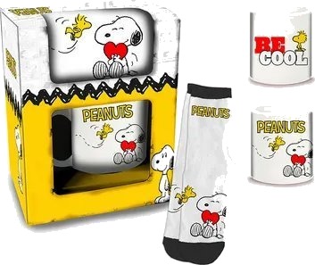 Coriex Gavepakke Peanuts – Kopp Med Sokker Set1 10744