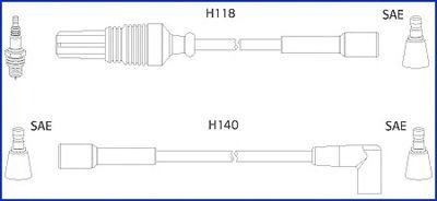 Tennplugg kabelsett HITACHI 134471