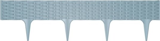 Prosperplast Dekorativt Gjerde Ibra L390 Cm H18,6 Cm Plast/Grå Prosperplast Dekorativt Gjerde Ibra L390 Cm H18,6 Cm Plast/Grå