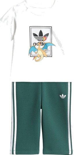 Adidas Originals Sett   Joggebukser/T skjorte   Hvit/Studentgree   Adidas Originals   74   Joggebukse Grønn