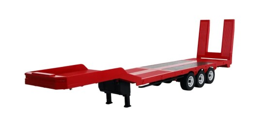 Amewi Treakslet Lavbygget Semitrailer For Scania RC lastebil 1:18 8+ År Rød