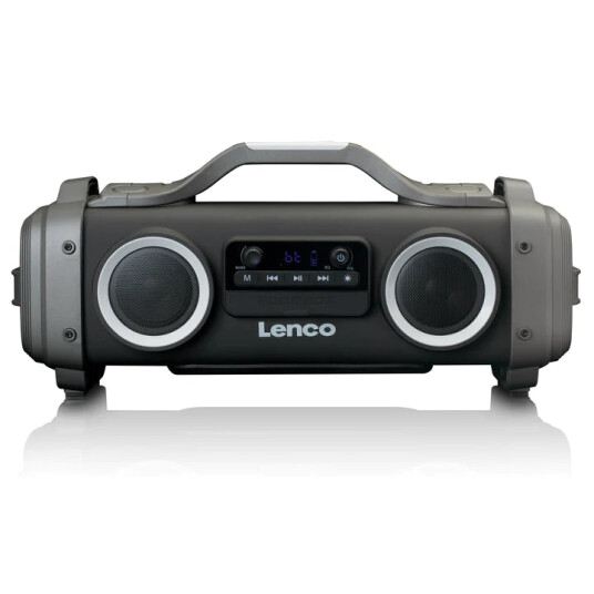 Lenco SPR-200 Bluetooth Boombox med FM-radio og IPX4 - Svart