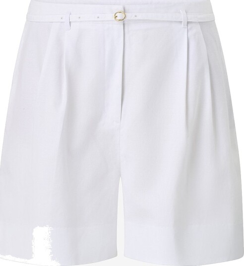 Tommy Hilfiger Curve Shorts Crv Linen Mix Hvit