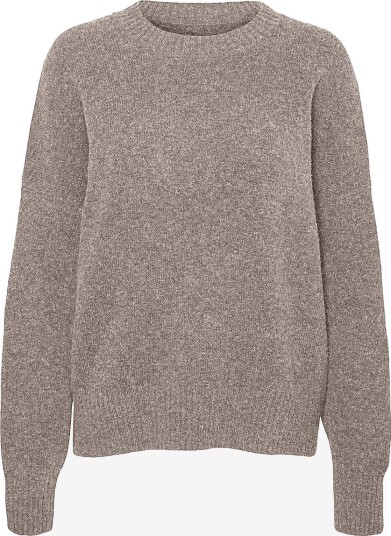 Vero Moda Genser vmBoom LS O neck Pullover Grå