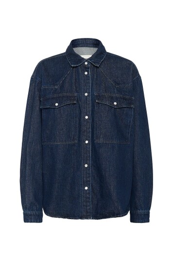 Kaffe Denimskjorte kaEloise Blå Kaffe Denimskjorte kaEloise Blå