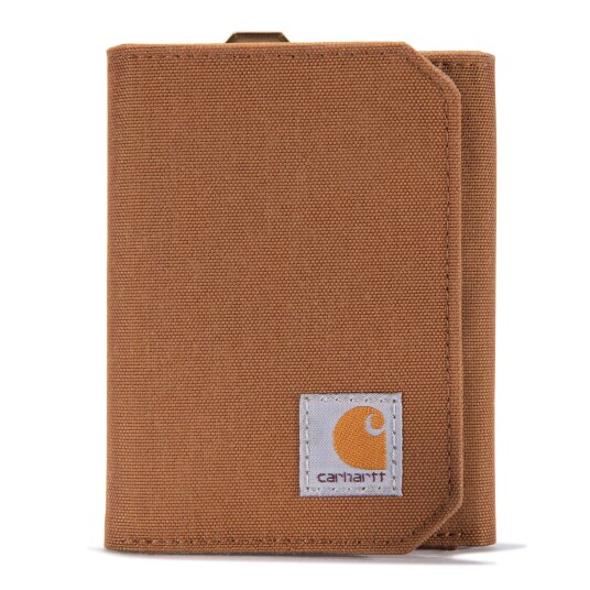Carhartt Nylon Duck Trifold Wallet Carhartt® Brown One Size Carhartt Nylon Duck Trifold Wallet Carhartt® Brown One Size