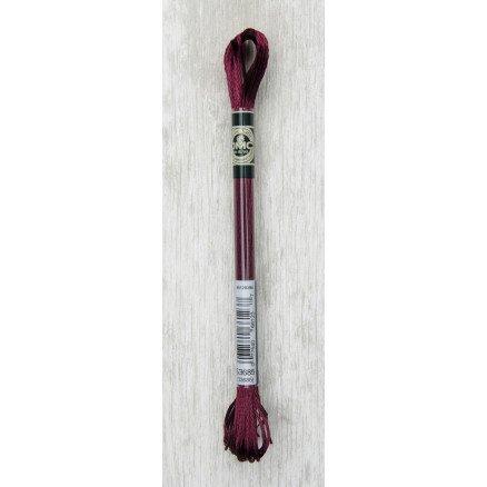 DMC Mouliné Satin Floss Broderigarn 3685 Bordeaux