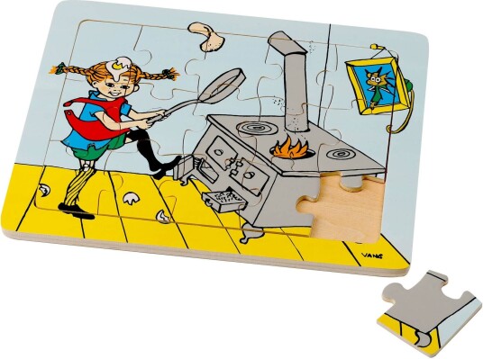 Pippi Rammepuslespill 15 Brikker