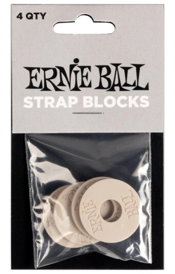 Ernie Ball EB 5625 Strap Blocks Gray 4 pc