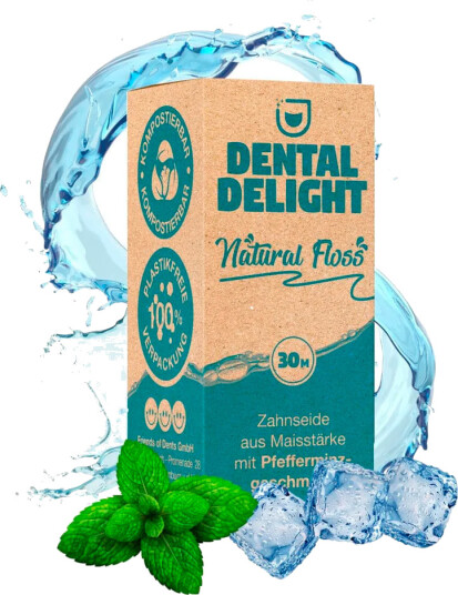 Bærekraftig tanntråd Dental Delight Natural Floss