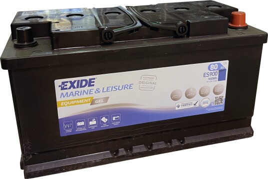 Exide Batteri 12V GEL 80-120 Ah - 80 - 900 - 353x175x190 - 600 - 27 kg Exide Batteri 12V GEL 80-120 Ah - 80 - 900 - 353x175x190 - 600 - 27 kg