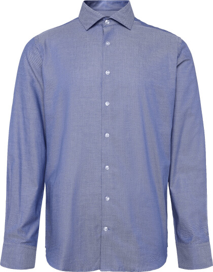Bruun & Stengade Bs Akutami Modern Fit Shirt   Navy   38