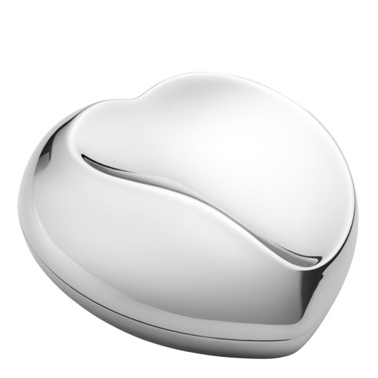 Georg Jensen  Boks hjerte L 6 cm hibiskus