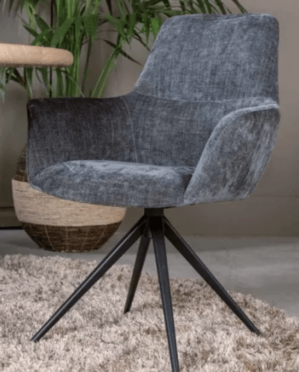 Trend Collection Nebraska spisestol antrasitt