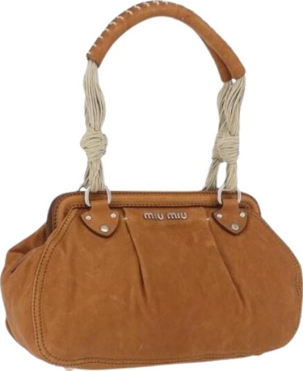 Miu Miu Pre owned Dame Pre owned Brun ONE SIZE,