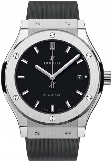 Hublot Herreklokke 511.NX.1171.RX Classic Fusion Sort/Gummi Ø45 mm