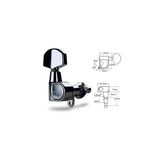 SCHALLER M6 Forkrommet