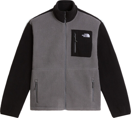 The North Face Women"s Yumiori Full Zip Fleece Jacket Smoked Pearl/tnf Black L