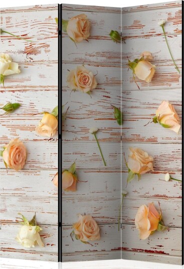 Romdeler - Wood & Roses 135x172 - Artgeist sp. z o. o.
