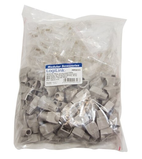 *Modular Plug Rj45 Cat6 Unshielded 5-Pak