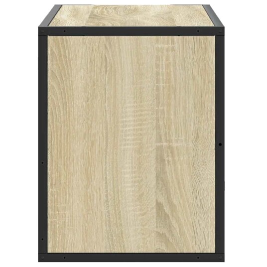  TV-benk sonoma eik 80x31x39,5 cm konstruert tre og metall 8721102839849
