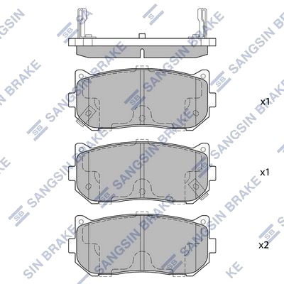 Hi Q SP1079 R Bremseklosser