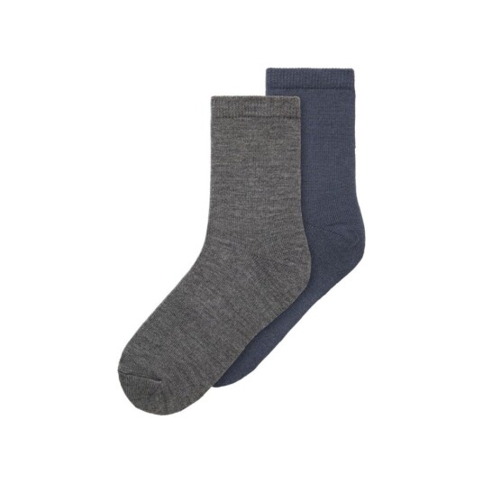 Name It   2 Pk Ullsokker Wakta Ombre/ Dark Grey Melange   31 33