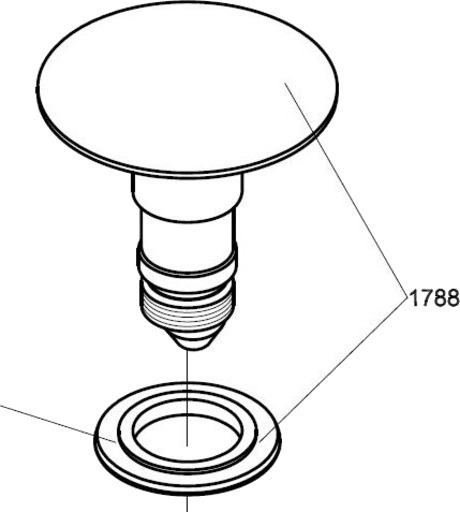VOLA VR1788-40 stainless steel 1¼"