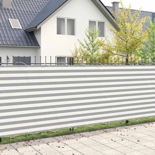 vidaXL Balkong privat skjerm 180 x 800 cm Stoff med PU belegg