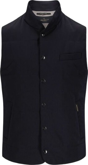 Gilet Buttons - Dark Blue