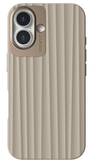 NUDIENT iPhone 16 Bold MagSafe deksel, Linen beige