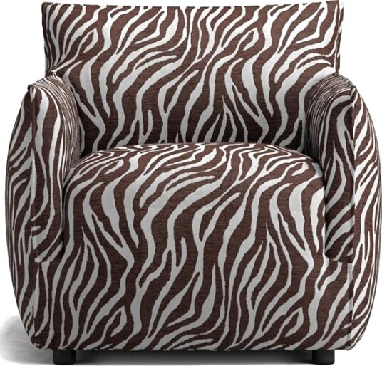 Decotique Le Petite Lenestol Zebra/Brun/Hvit
