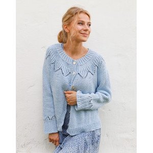 Echo Mountain Cardigan by DROPS Design Cardigan Strikkeoppskrift str Small Echo Mountain Cardigan by DROPS Design Cardigan Strikkeoppskrift str Small