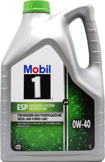Motorolje MOBIL 0W40 ESP X4 5L