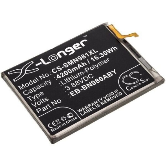 Samsung SM-N981N batteri (4200 mAh 3.85 V, Sort)