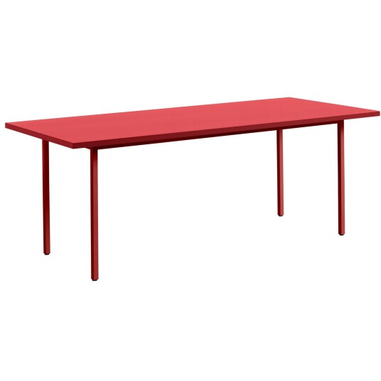 Hay Two Colour Bord 200x90 cm Vinrød / Rød