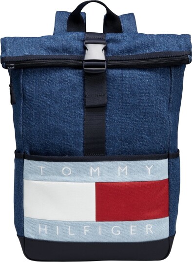 Tommy Hilfiger Heritage Denim Backpack   Blue   ONE SIZE