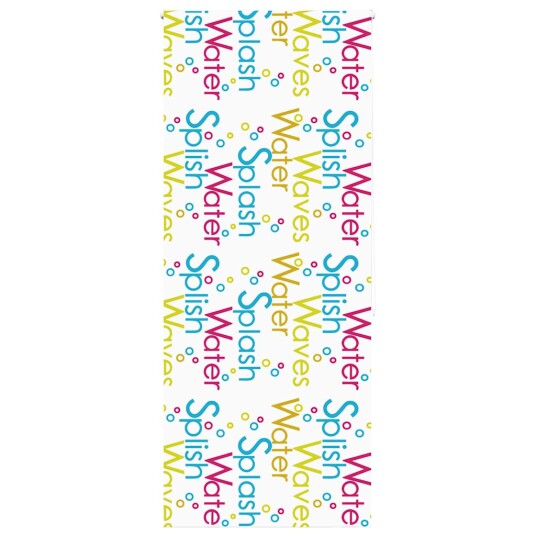 Dusjrullgardin 110x240 cm Stoff Bredde 106 cm